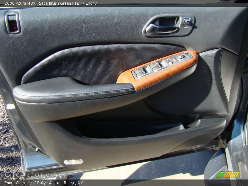 Sage Brush Green Pearl / Ebony 2006 Acura MDX