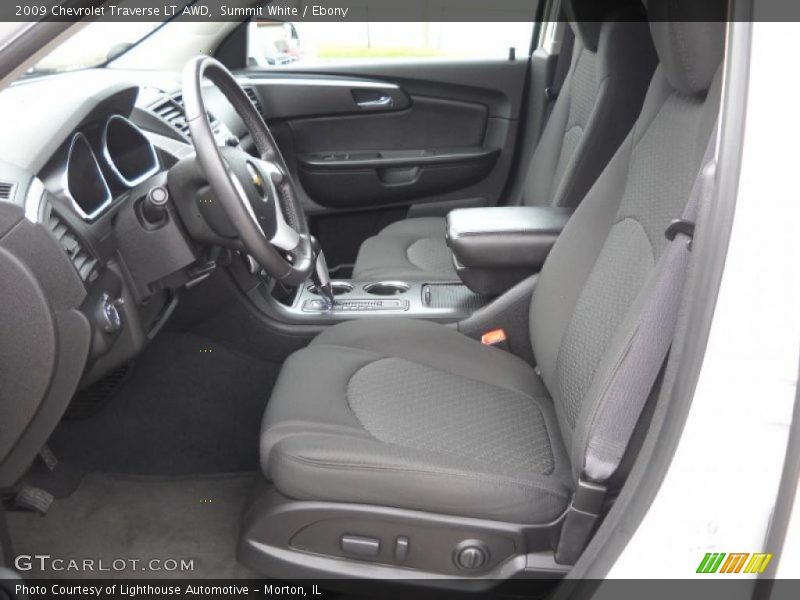 Summit White / Ebony 2009 Chevrolet Traverse LT AWD