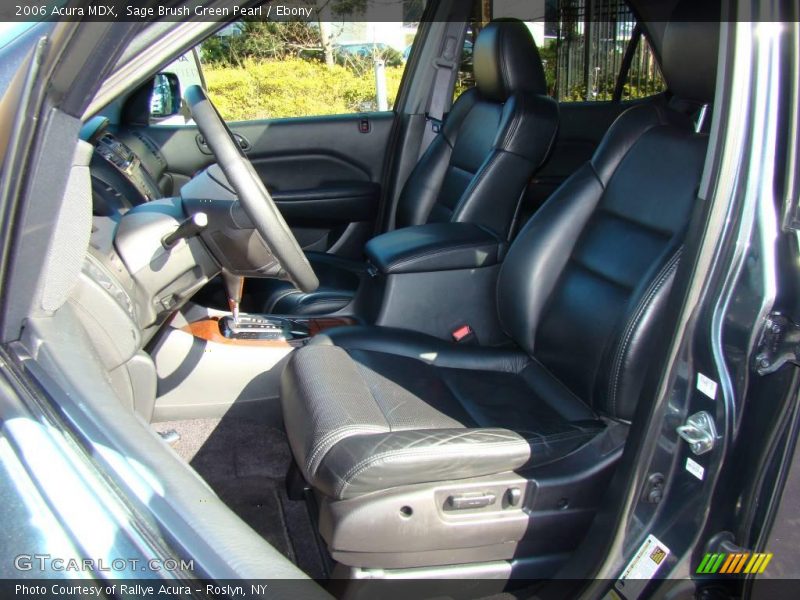 Sage Brush Green Pearl / Ebony 2006 Acura MDX