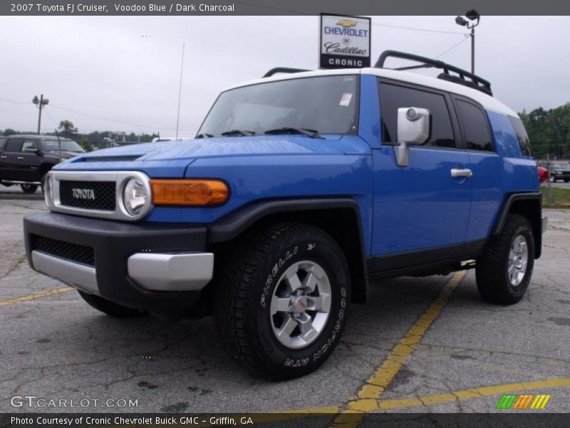 Voodoo Blue / Dark Charcoal 2007 Toyota FJ Cruiser