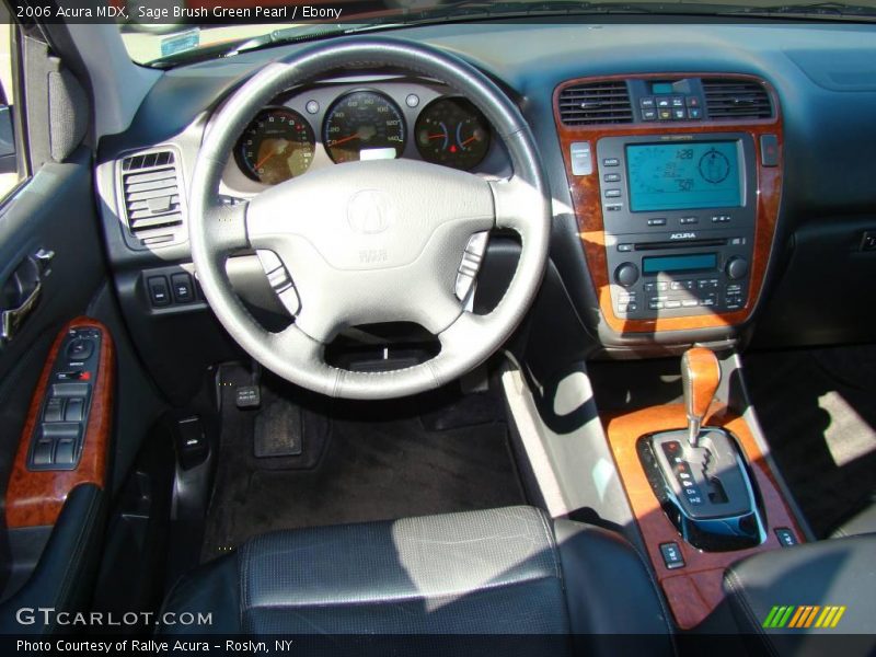Sage Brush Green Pearl / Ebony 2006 Acura MDX