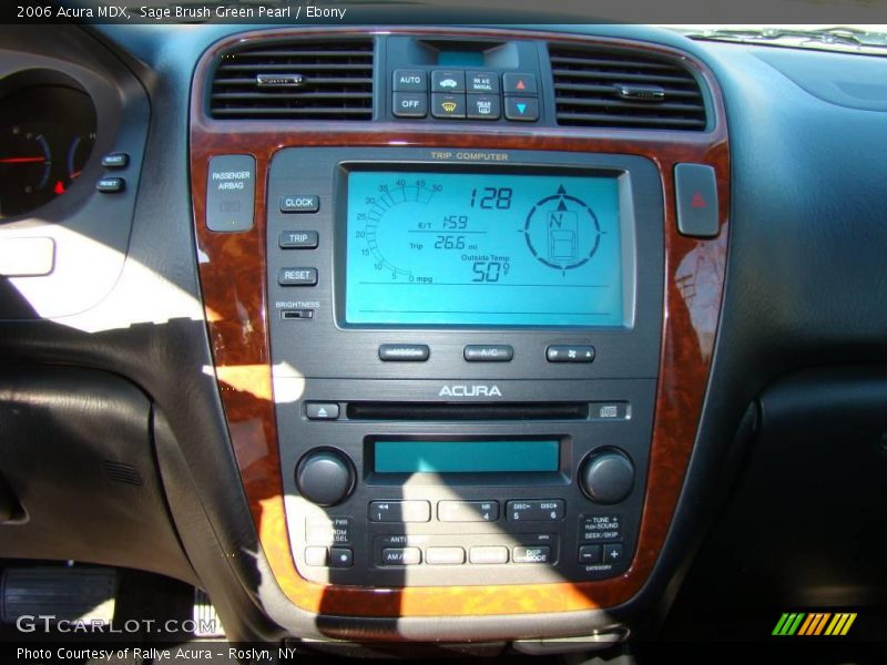 Sage Brush Green Pearl / Ebony 2006 Acura MDX