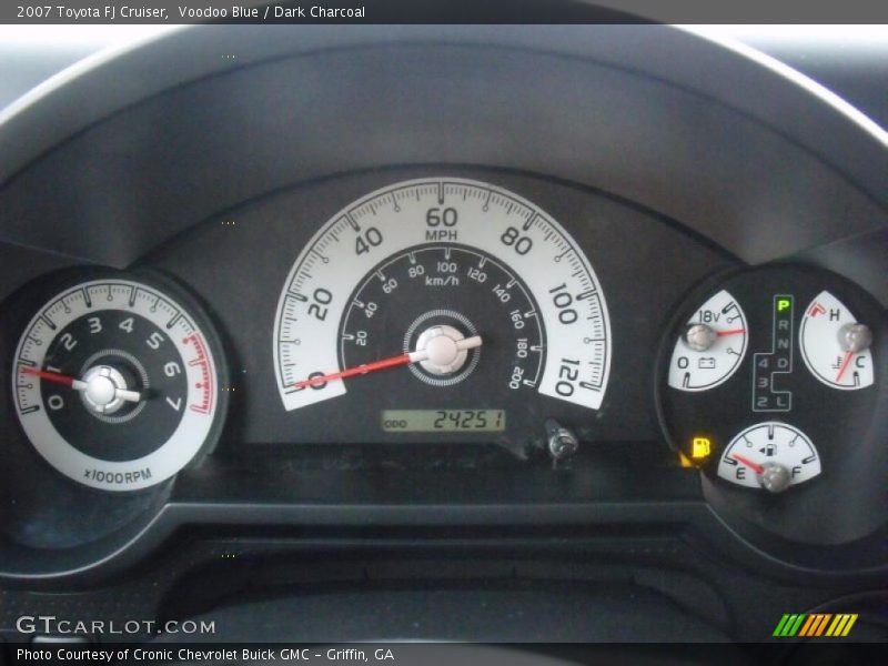 Voodoo Blue / Dark Charcoal 2007 Toyota FJ Cruiser