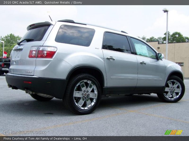 Quicksilver Metallic / Ebony 2010 GMC Acadia SLT AWD