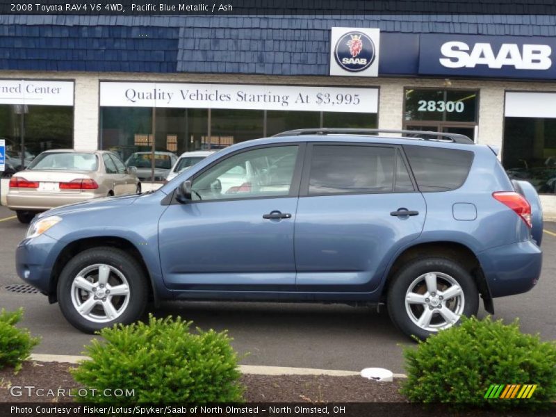 Pacific Blue Metallic / Ash 2008 Toyota RAV4 V6 4WD