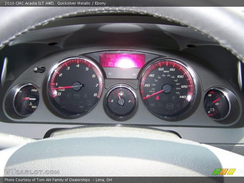 Quicksilver Metallic / Ebony 2010 GMC Acadia SLT AWD