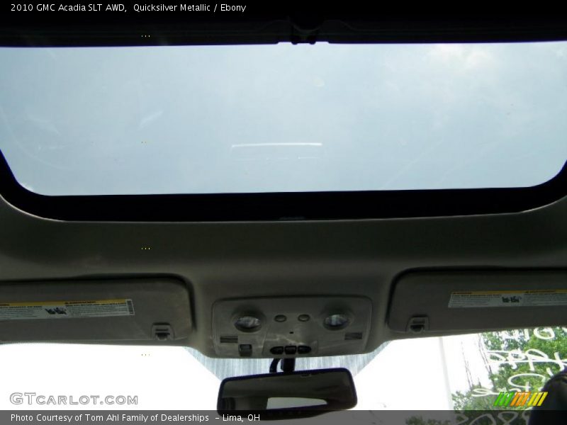 Quicksilver Metallic / Ebony 2010 GMC Acadia SLT AWD