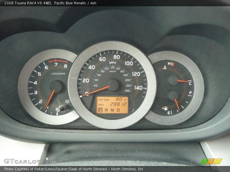 Pacific Blue Metallic / Ash 2008 Toyota RAV4 V6 4WD