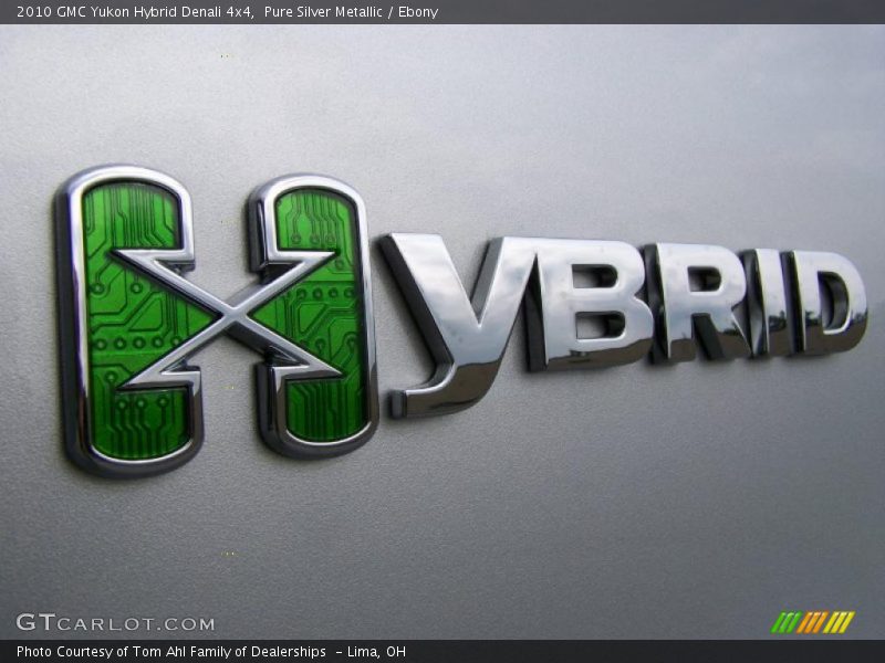 Pure Silver Metallic / Ebony 2010 GMC Yukon Hybrid Denali 4x4