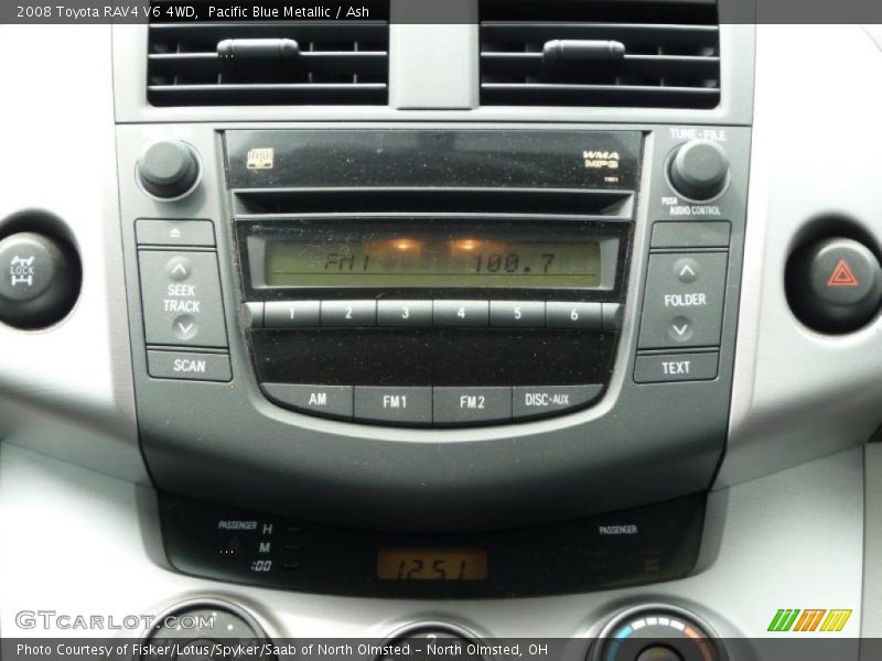 Pacific Blue Metallic / Ash 2008 Toyota RAV4 V6 4WD