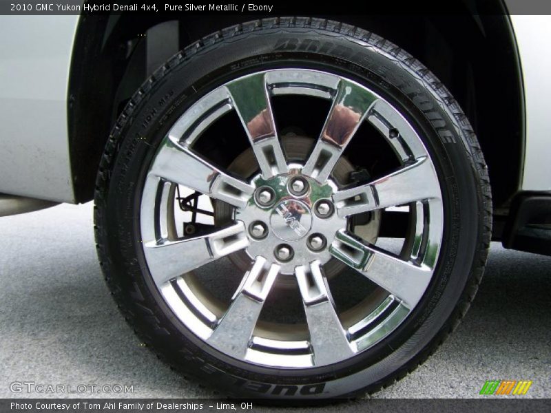 Pure Silver Metallic / Ebony 2010 GMC Yukon Hybrid Denali 4x4