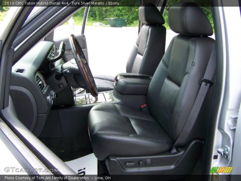 Pure Silver Metallic / Ebony 2010 GMC Yukon Hybrid Denali 4x4