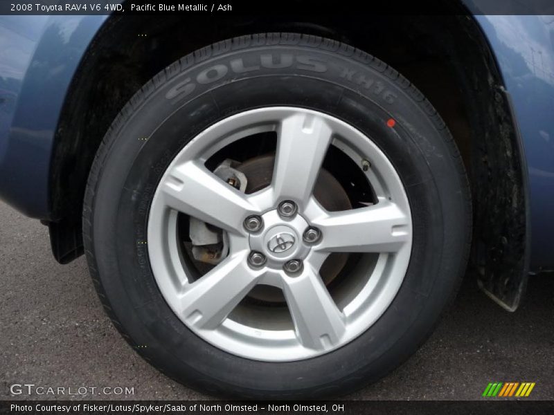 Pacific Blue Metallic / Ash 2008 Toyota RAV4 V6 4WD