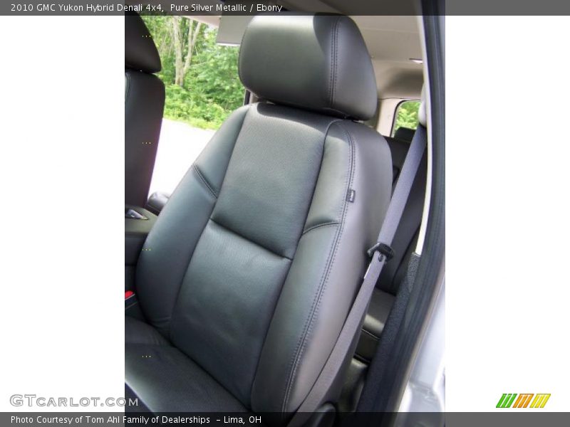Pure Silver Metallic / Ebony 2010 GMC Yukon Hybrid Denali 4x4