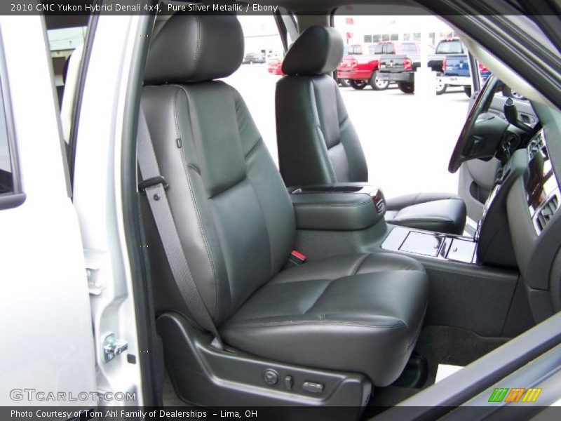 Pure Silver Metallic / Ebony 2010 GMC Yukon Hybrid Denali 4x4
