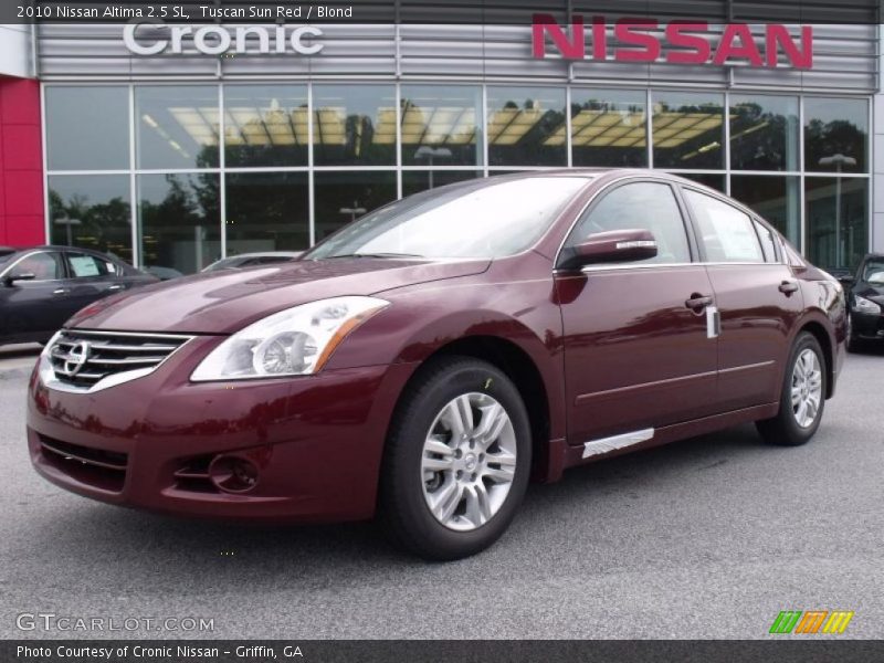Tuscan Sun Red / Blond 2010 Nissan Altima 2.5 SL