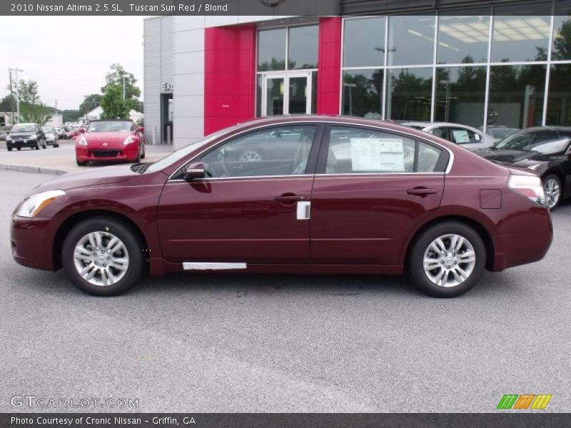 Tuscan Sun Red / Blond 2010 Nissan Altima 2.5 SL