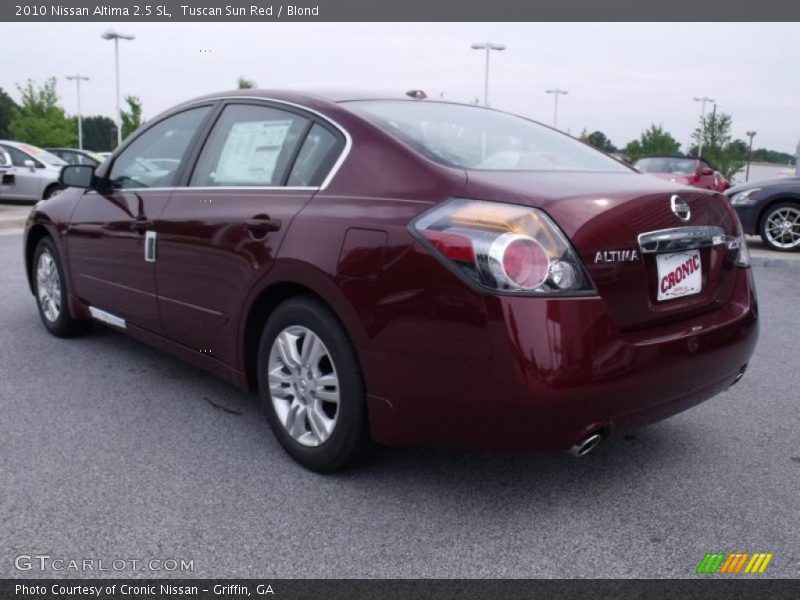 Tuscan Sun Red / Blond 2010 Nissan Altima 2.5 SL