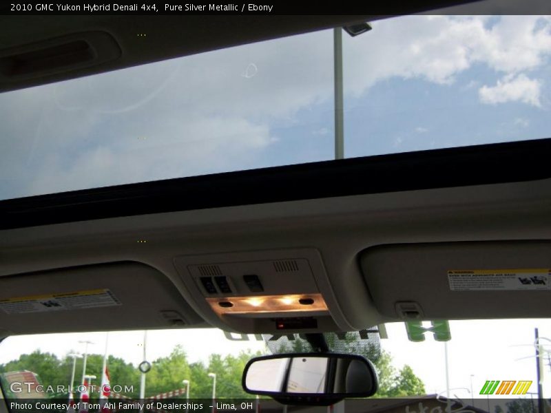 Pure Silver Metallic / Ebony 2010 GMC Yukon Hybrid Denali 4x4