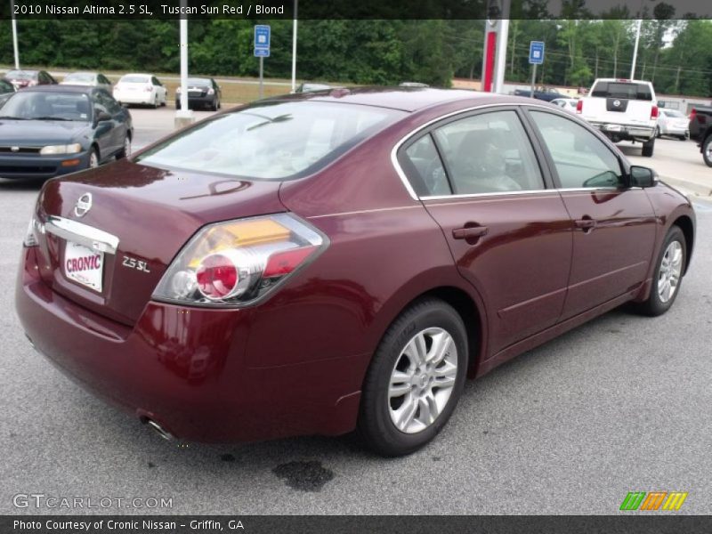 Tuscan Sun Red / Blond 2010 Nissan Altima 2.5 SL