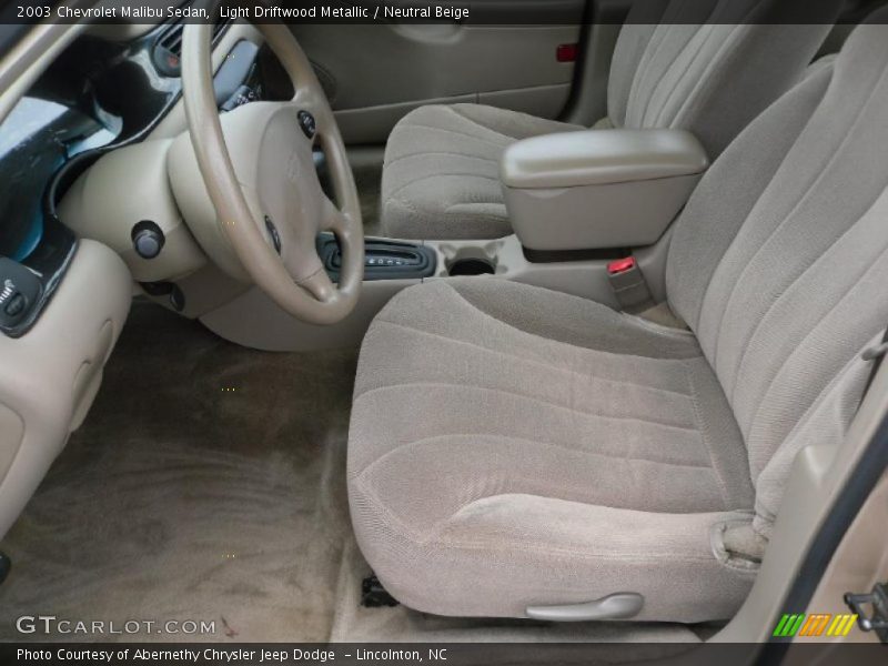 Light Driftwood Metallic / Neutral Beige 2003 Chevrolet Malibu Sedan