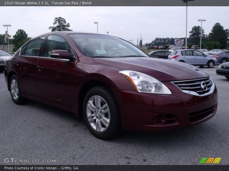Tuscan Sun Red / Blond 2010 Nissan Altima 2.5 SL