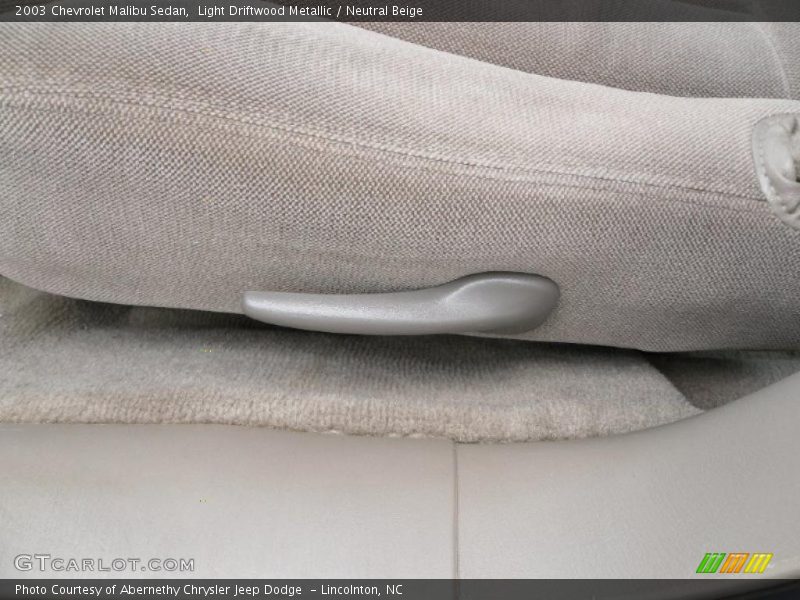 Light Driftwood Metallic / Neutral Beige 2003 Chevrolet Malibu Sedan