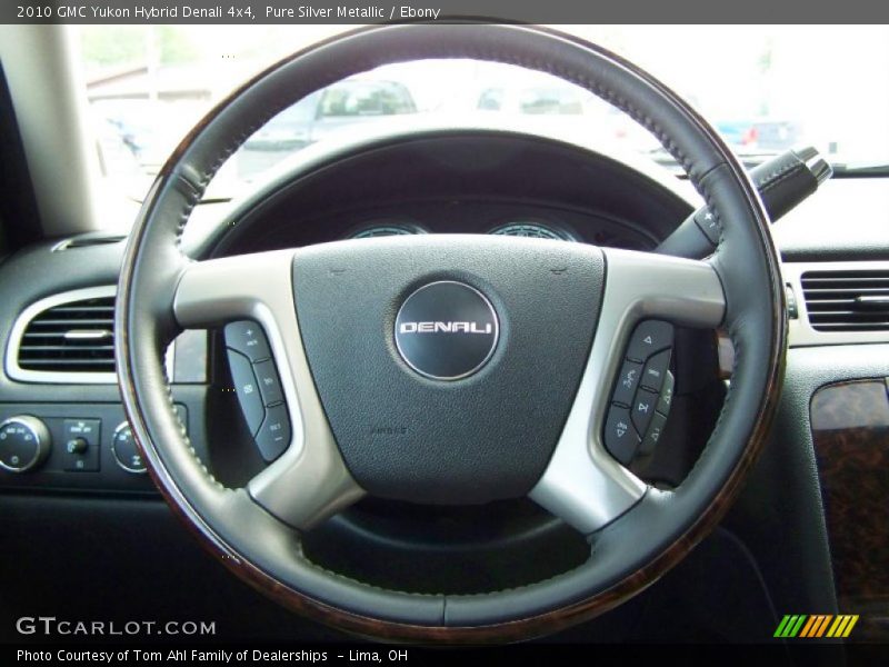 Pure Silver Metallic / Ebony 2010 GMC Yukon Hybrid Denali 4x4