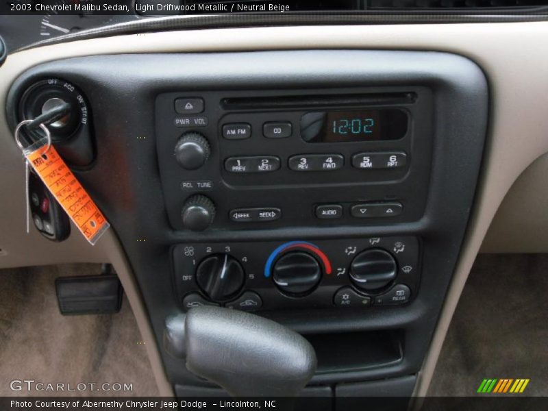Light Driftwood Metallic / Neutral Beige 2003 Chevrolet Malibu Sedan