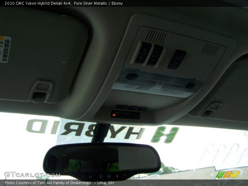 Pure Silver Metallic / Ebony 2010 GMC Yukon Hybrid Denali 4x4