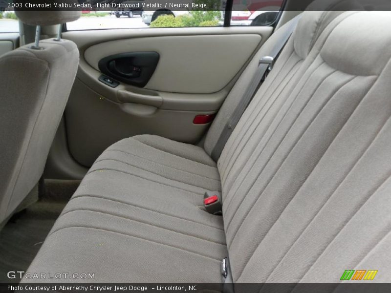 Light Driftwood Metallic / Neutral Beige 2003 Chevrolet Malibu Sedan