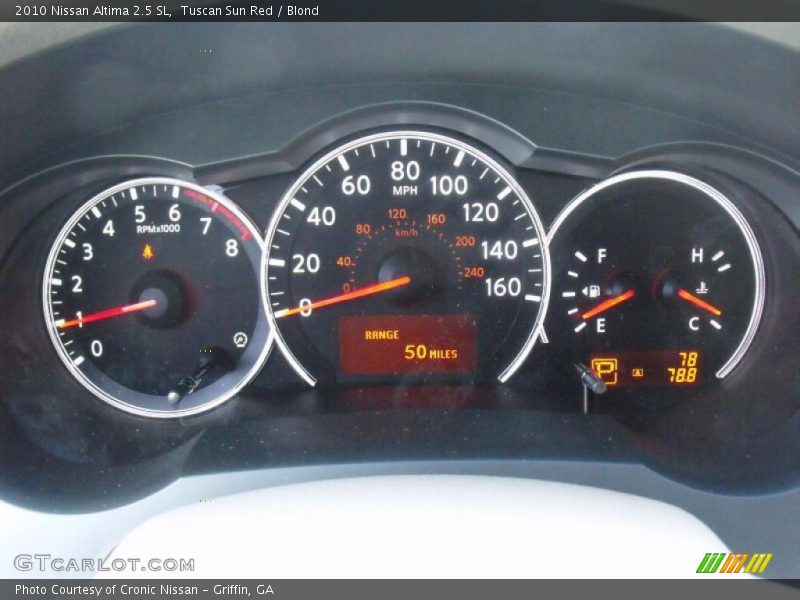 Tuscan Sun Red / Blond 2010 Nissan Altima 2.5 SL