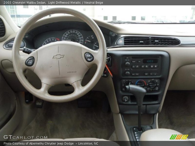 Light Driftwood Metallic / Neutral Beige 2003 Chevrolet Malibu Sedan