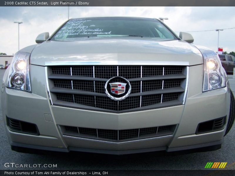 Light Platinum / Ebony 2008 Cadillac CTS Sedan
