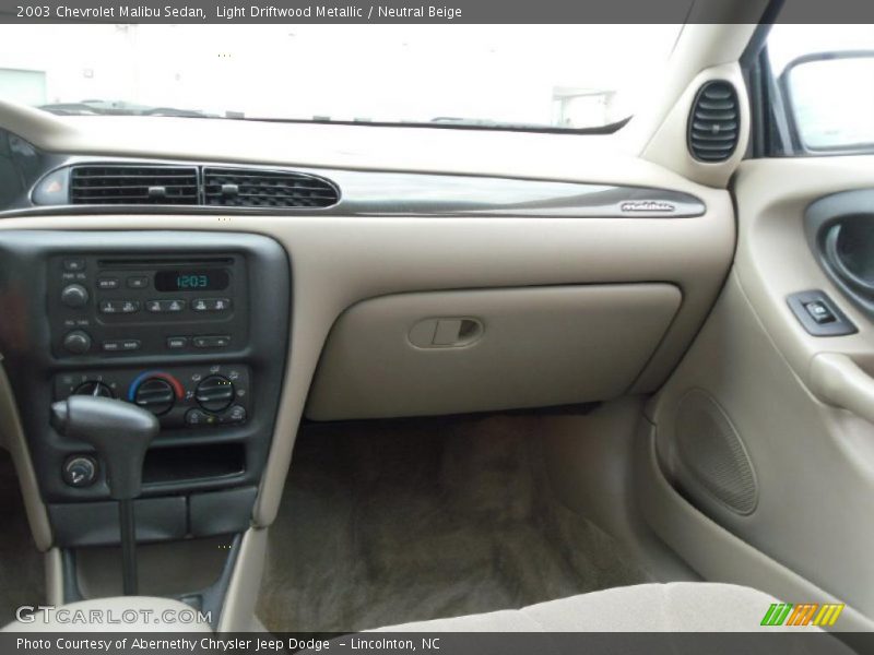 Light Driftwood Metallic / Neutral Beige 2003 Chevrolet Malibu Sedan