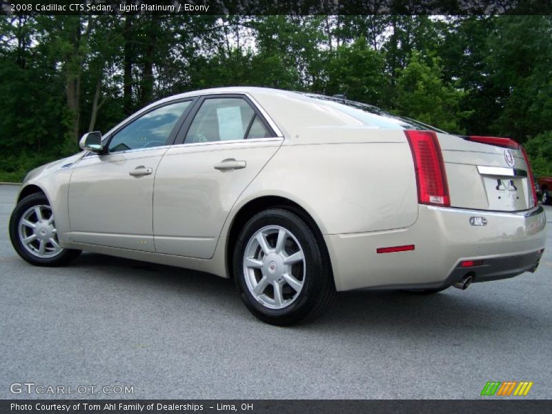 Light Platinum / Ebony 2008 Cadillac CTS Sedan