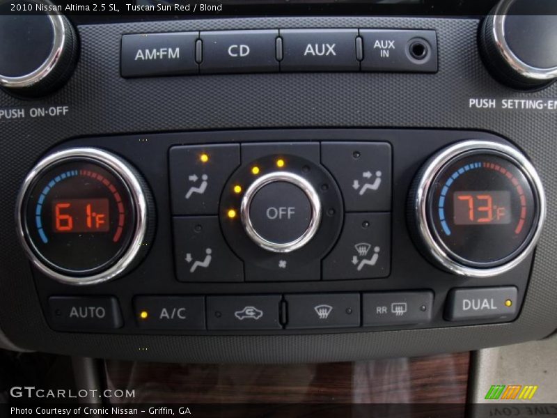 Tuscan Sun Red / Blond 2010 Nissan Altima 2.5 SL