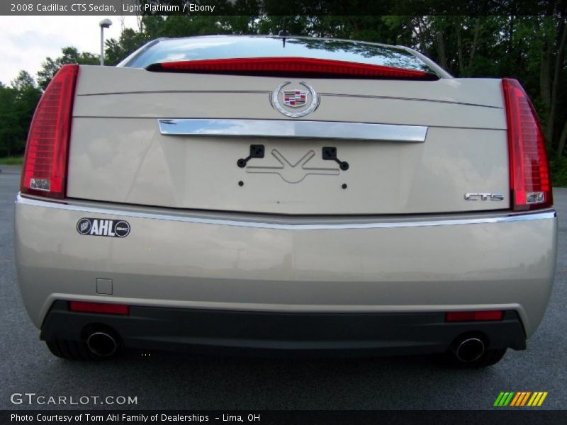 Light Platinum / Ebony 2008 Cadillac CTS Sedan