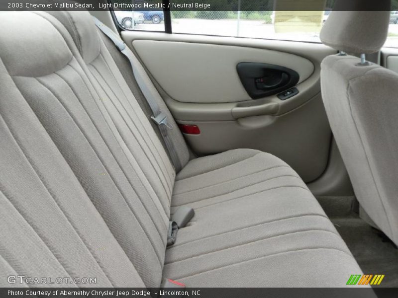 Light Driftwood Metallic / Neutral Beige 2003 Chevrolet Malibu Sedan