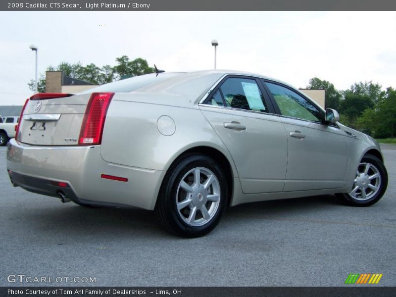 Light Platinum / Ebony 2008 Cadillac CTS Sedan