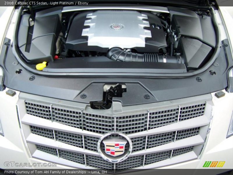 Light Platinum / Ebony 2008 Cadillac CTS Sedan