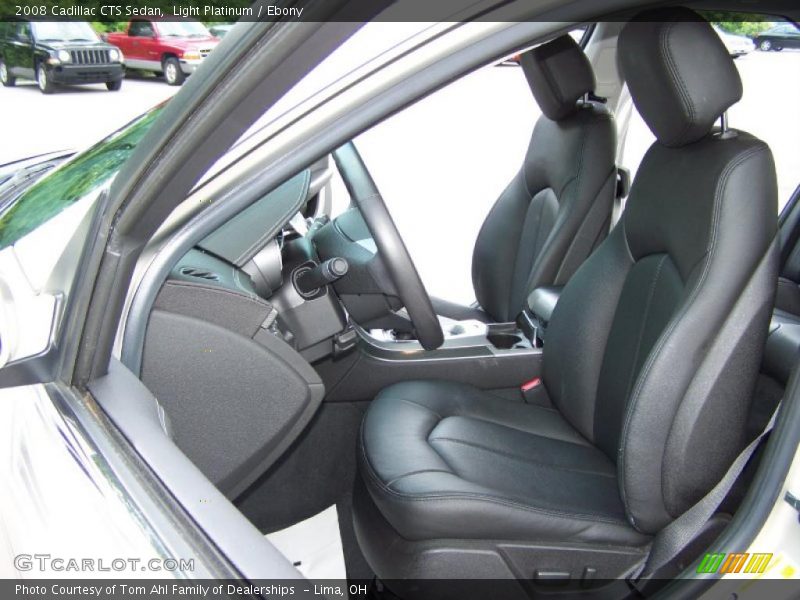 Light Platinum / Ebony 2008 Cadillac CTS Sedan