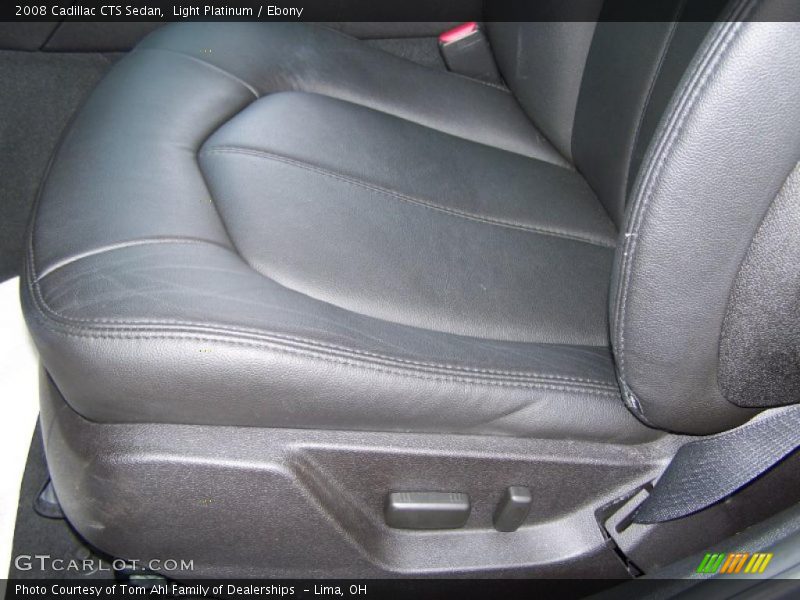Light Platinum / Ebony 2008 Cadillac CTS Sedan