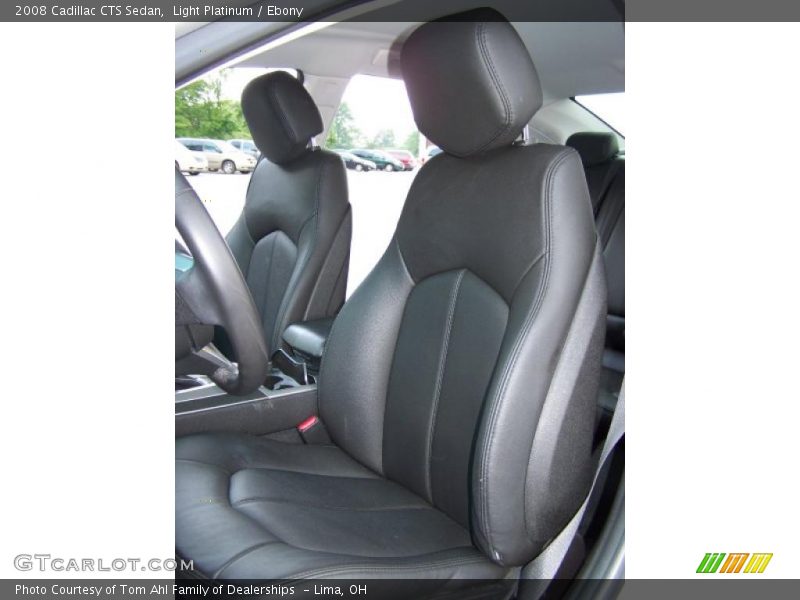 Light Platinum / Ebony 2008 Cadillac CTS Sedan