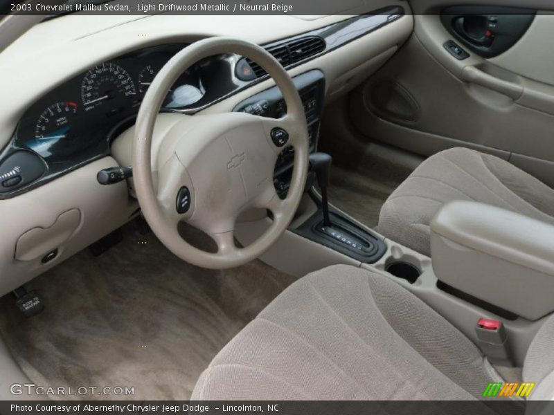 Light Driftwood Metallic / Neutral Beige 2003 Chevrolet Malibu Sedan