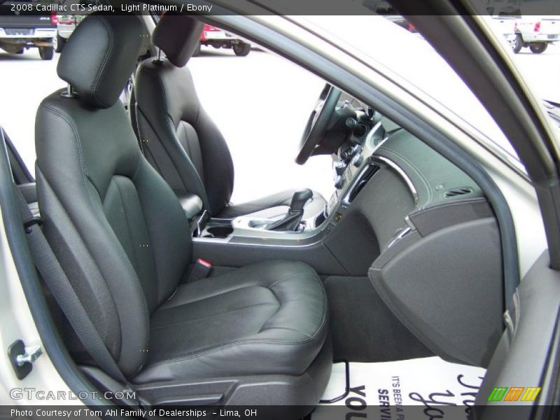 Light Platinum / Ebony 2008 Cadillac CTS Sedan