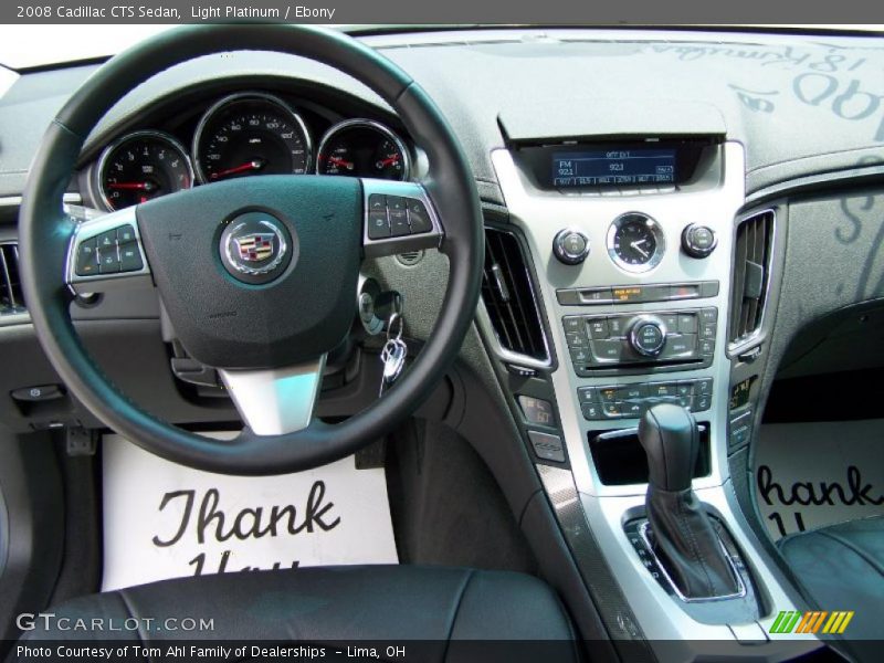 Light Platinum / Ebony 2008 Cadillac CTS Sedan