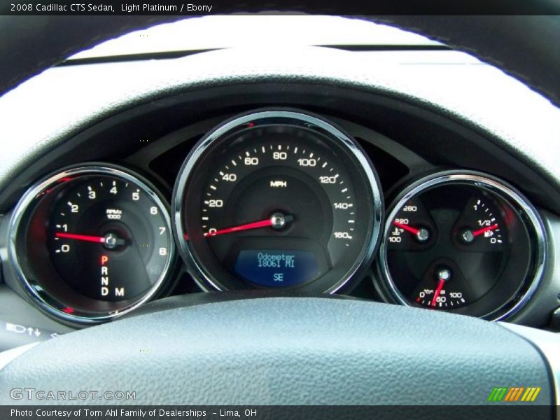 Light Platinum / Ebony 2008 Cadillac CTS Sedan