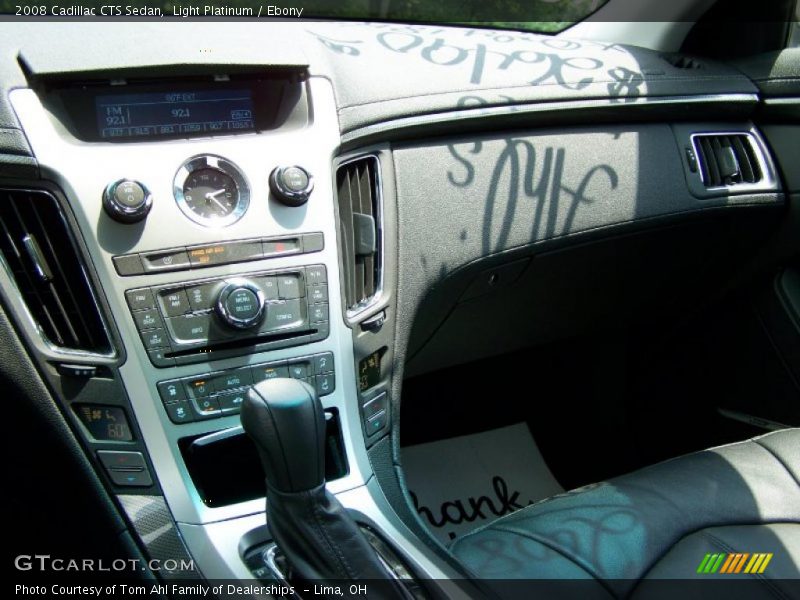 Light Platinum / Ebony 2008 Cadillac CTS Sedan