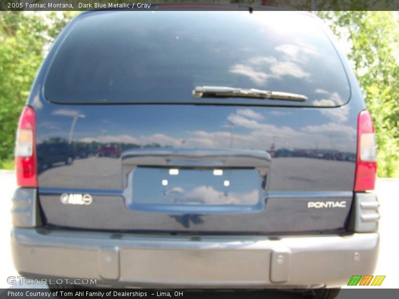 Dark Blue Metallic / Gray 2005 Pontiac Montana